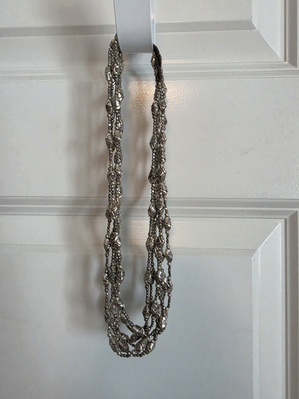 Nakamol Multi-Strand Silver-Tone Beaded Necklace
